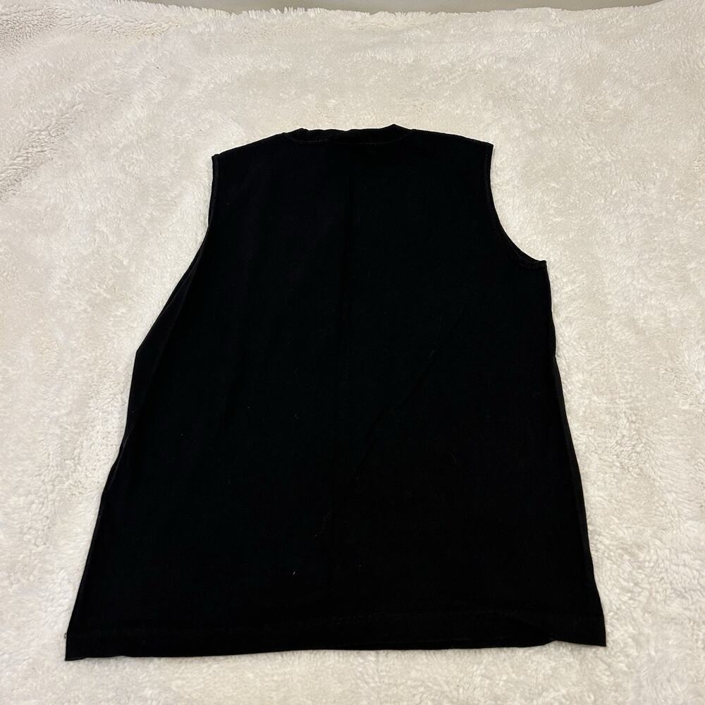 VTG Y2K Nike Boys Basketball Black Sz Large 100% Cotton Athleisure Luxe Casual - Picture 2 of 7